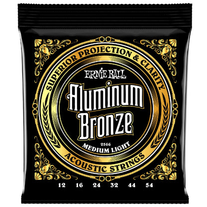 Ernie Ball Acoustic Guitar Strings Ernie Ball 2566 Acoustic Guitar Strings - Aluminum Bronze - .012-.054