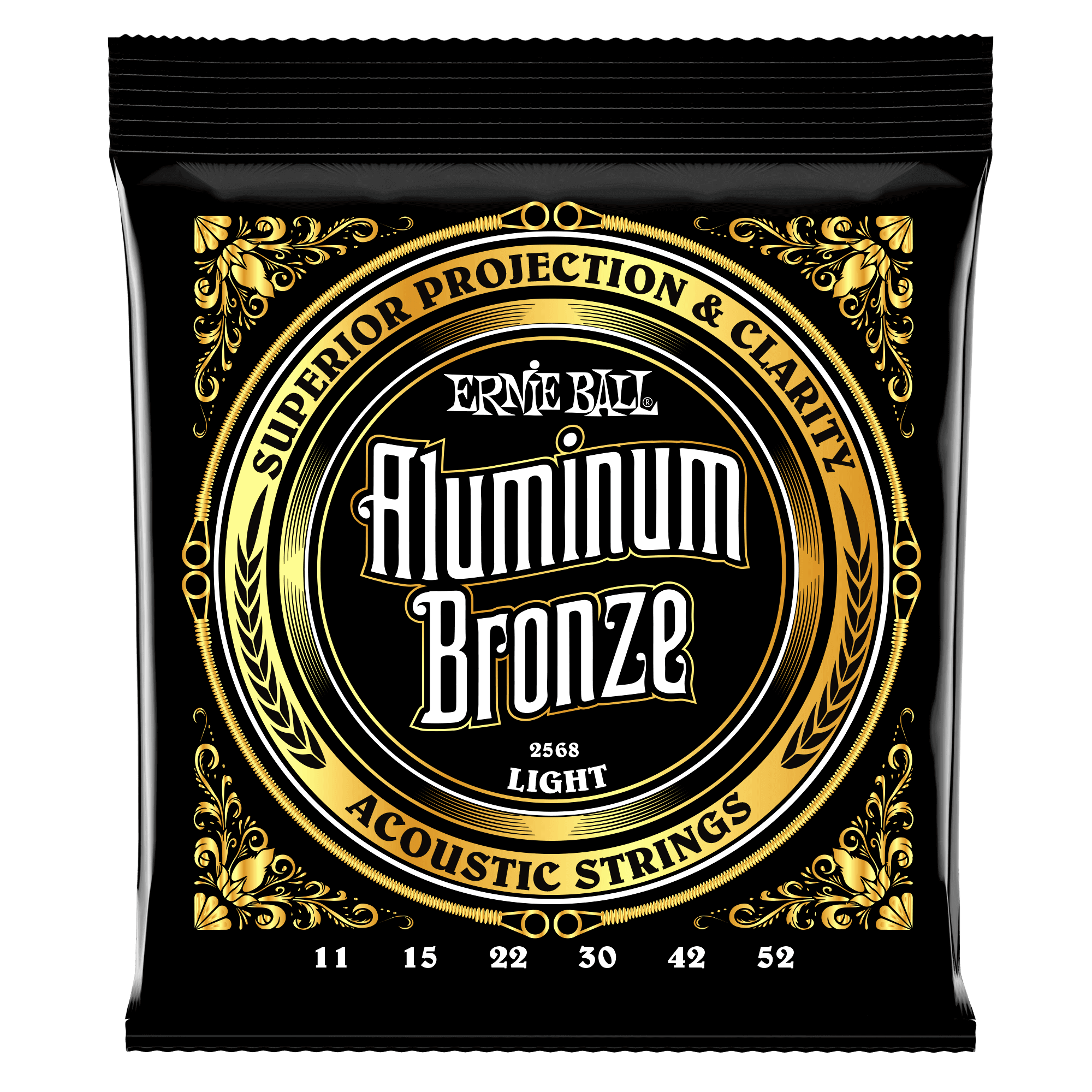 ernie ball acoustic guitar strings ernie ball 2568 aluminium bronze light acoustic guitar string set