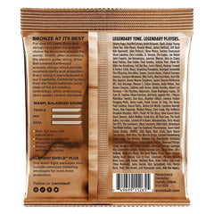 Ernie Ball Acoustic Guitar Strings Ernie Ball 3546 Medium Light Earthwood Phosphor Bronze Acoustic Guitar Strings 3 Pack - .12-.54