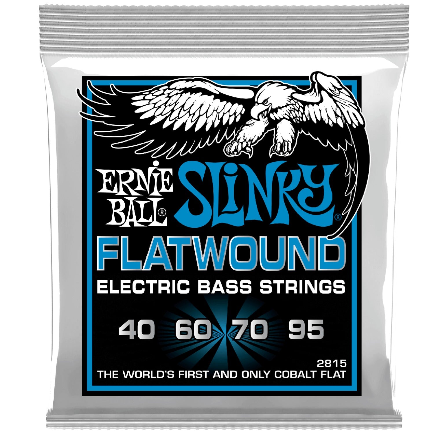 Ernie Ball Bass Guitar Strings 40-95 Ernie Ball Extra Slinky Flatwound Electric Bass Strings