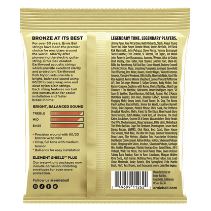 ernie ball classical guitar strings 28-42 gauge ernie ball earthwood 80/20 bronze nylon ball end folk/classical guitar strings - clear & gold - 3 pack   