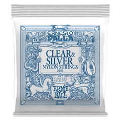 Ernie Ball Classical Guitar Strings Ernie Ball Ernesto Palla Nylon Clear and Silver Classical Tie On Set