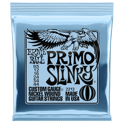 Ernie Ball Electric Guitar Strings .0095 - .044 Ernie Ball 2212 Primo Slinky Nickel Wound Electric Guitar Strings 9.5-44 