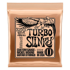 Ernie Ball Electric Guitar Strings .0095 - .046 Ernie Ball 2224 Turbo Slinky Nickel Wound Electric Guitar Strings 9.5-46