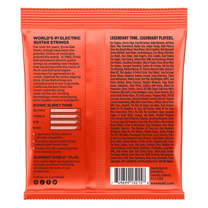 ernie ball electric guitar strings .010 - .052 ernie ball 3215 skinny top heavy bottom slinky nickel wound electric guitar strings 3 pack 10-52   