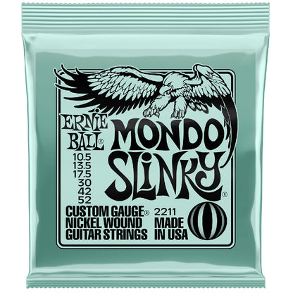 Ernie Ball Electric Guitar Strings .0105 - .052 Ernie Ball 2211 Mondo Slinky Nickel Wound Electric Guitar Strings 10.5-52