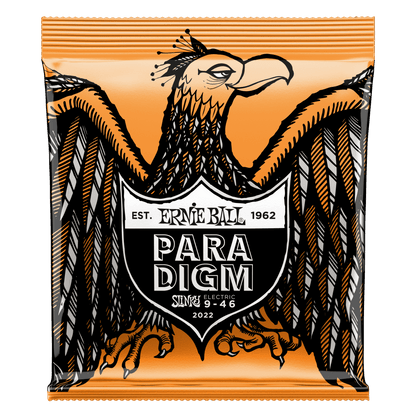 ernie ball electric guitar strings ernie ball 2022 paradigm hybrid slinky electric guitar strings - 9-46