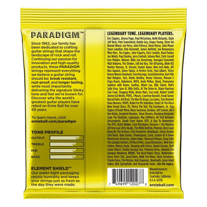 ernie ball electric guitar strings ernie ball 2027 beefy slinky paradigm electric guitar strings 11-54