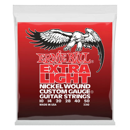 Ernie Ball Electric Guitar Strings Ernie Ball 2210 Nickel Wound Extra Light 10-50 Electric Guitar String Set