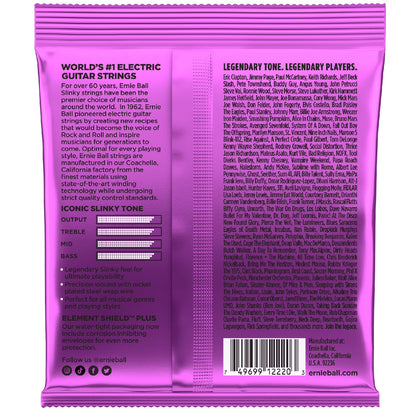 Ernie Ball Electric Guitar Strings Ernie Ball 2220 Power Slinky Electric Guitar Strings, Nickel Wound - 0.11-0.48