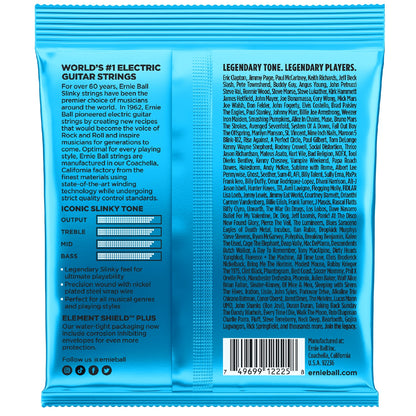 Ernie Ball Electric Guitar Strings Ernie Ball 2225 Electric Guitar Strings Nickel Extra Slinky