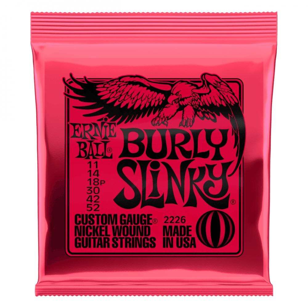 ernie ball electric guitar strings ernie ball 2226 burly slinky nickel electric guitar strings