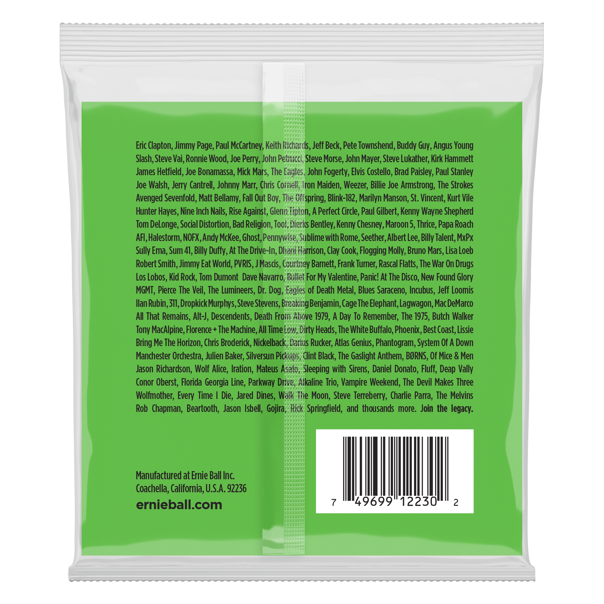 ernie ball electric guitar strings ernie ball 2230 slinky 12-string nickel wound electric guitar strings - 8-40 gauge