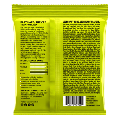 ernie ball electric guitar strings ernie ball 2240 rps10 slinky nickel wound electric guitar strings