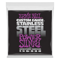 Ernie Ball Electric Guitar Strings Ernie Ball 2245 Guitar Strings, Stainless Steel, Power Slinky