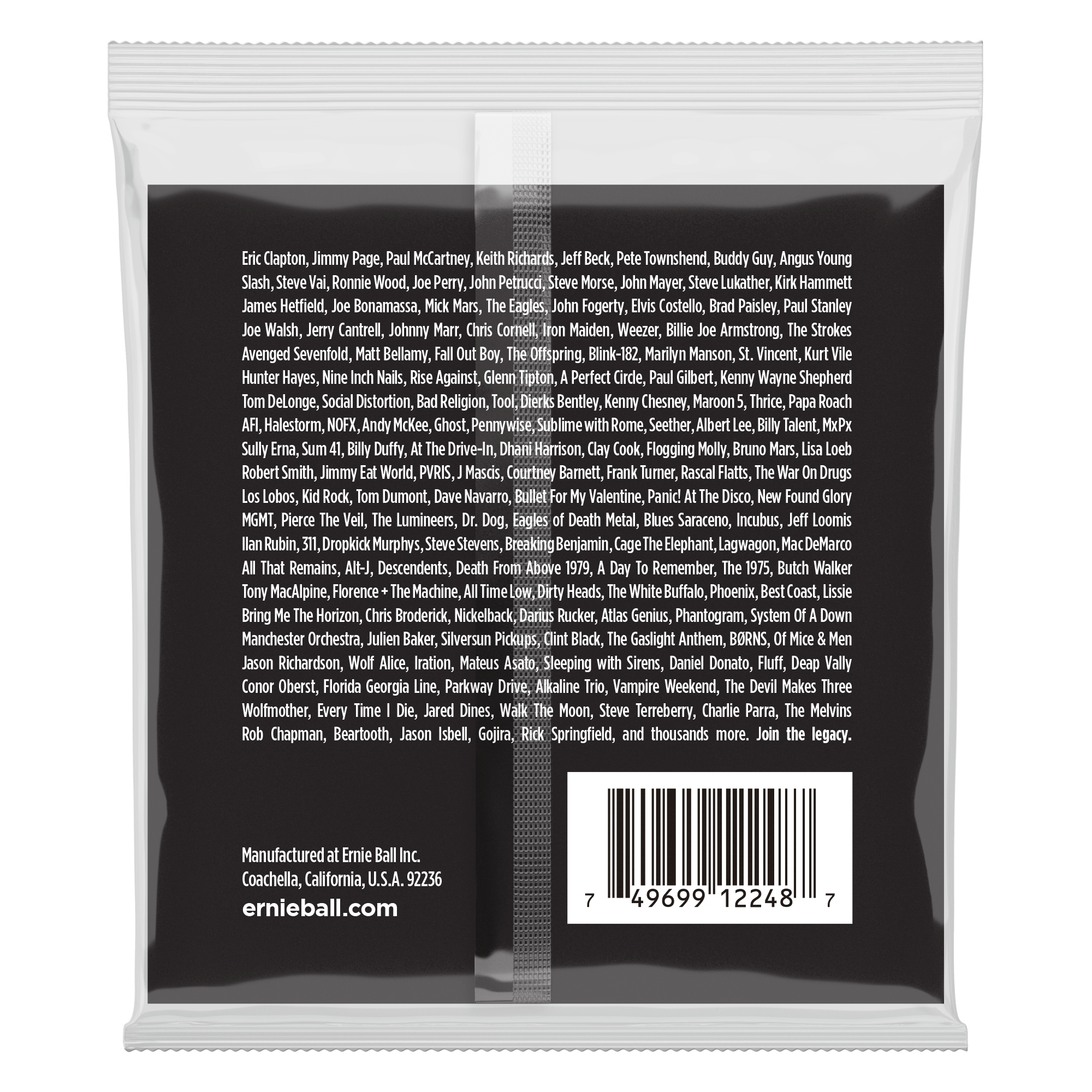 Ernie Ball Electric Guitar Strings Ernie Ball 2248 Stainless Steel Super Slinky Electric Guitar Strings