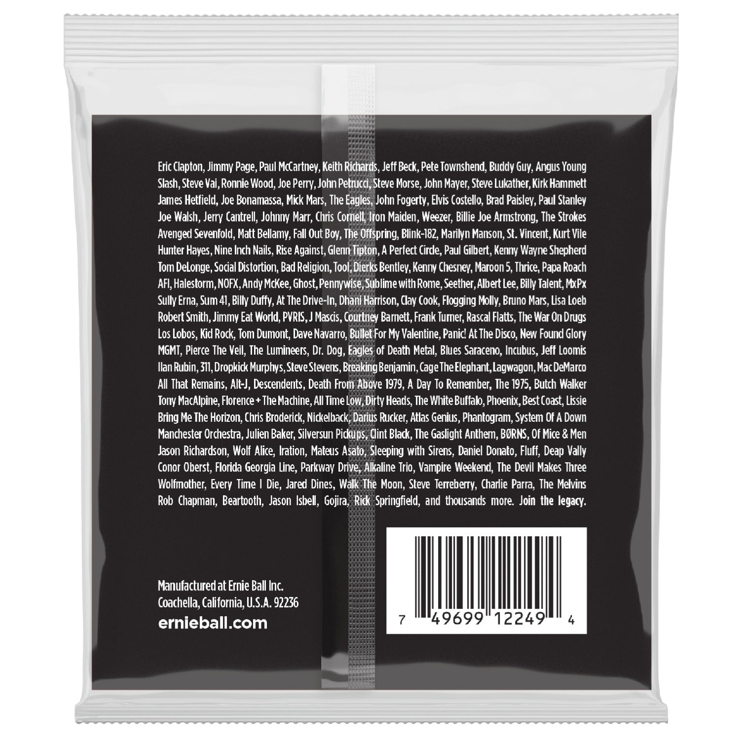 Ernie Ball Electric Guitar Strings Ernie Ball 2249 Extra Slinky Stainless Steel Guitar Strings