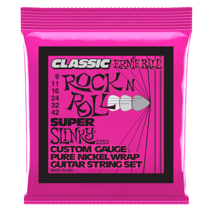 Ernie Ball Electric Guitar Strings Ernie Ball 2253 Classic Super Slinky Electric Guitar Strings