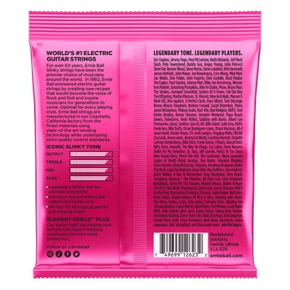 Ernie Ball Electric Guitar Strings Ernie Ball 2623 Electric Guitar Strings, 7-String Super Slinky (9-52)