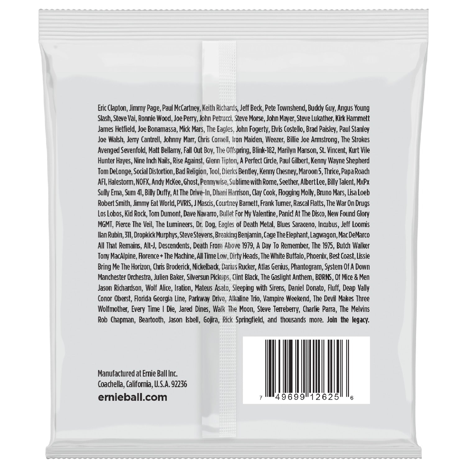 Ernie Ball Electric Guitar Strings Ernie Ball 2625 Slinky Electric Strings, 8-String - 0.10-0.42