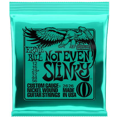 Ernie Ball Electric Guitar Strings Ernie Ball 2626 Nickel Not Even Slinky Electric Guitar Strings