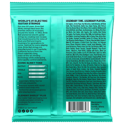 Ernie Ball Electric Guitar Strings Ernie Ball 2626 Nickel Not Even Slinky Electric Guitar Strings