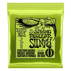 Ernie Ball Electric Guitar Strings Ernie Ball 2629 Regular Slinky Nickel Wound 8 String Electric Guitar String Set 10 - 74