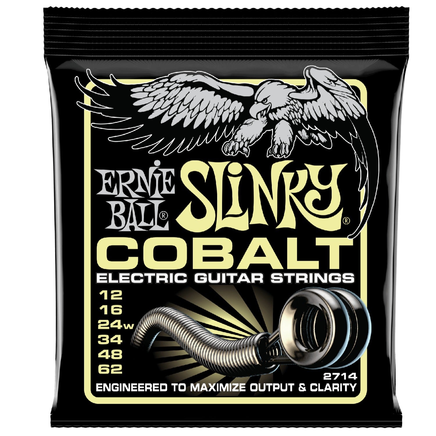 Ernie Ball Electric Guitar Strings Ernie Ball 2714 Mammoth Slinky Cobalt Electric Guitar Strings - .012-.062