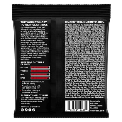 ernie ball electric guitar strings ernie ball 2716 slinky cobalt electric guitar strings - 11-52