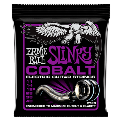ernie ball electric guitar strings ernie ball 2720 power slinky cobalt electric guitar strings - 11-48