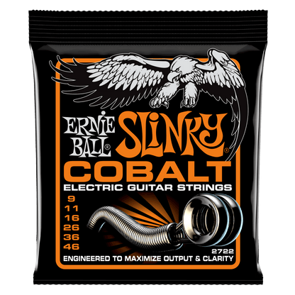 Ernie Ball Electric Guitar Strings Ernie Ball 2722 Cobalt Electric Guitar Strings, Hybrid Slinky