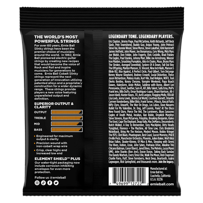 Ernie Ball Electric Guitar Strings Ernie Ball 2722 Cobalt Electric Guitar Strings, Hybrid Slinky
