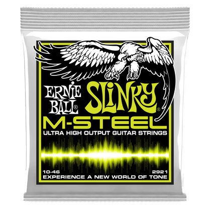 ernie ball electric guitar strings ernie ball 2921 m-steel regular slinky electric guitar strings