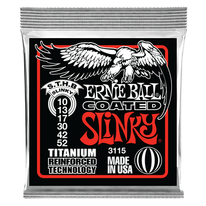 ernie ball electric guitar strings ernie ball 3115 coated electric sthb slinky guitar strings