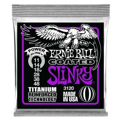 Ernie Ball Electric Guitar Strings Ernie Ball 3120 Electric Guitar Strings Coated Titanium Power Slinky