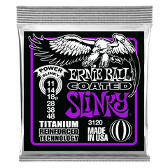 Ernie Ball Electric Guitar Strings Ernie Ball 3120 Electric Guitar Strings Coated Titanium Power Slinky