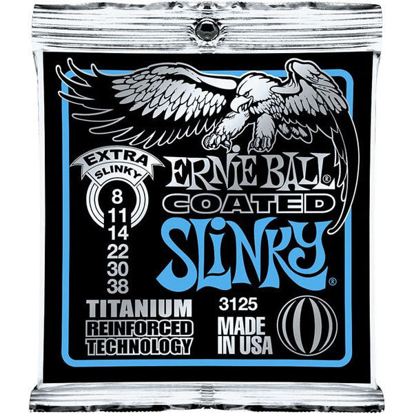 ernie ball electric guitar strings ernie ball 3125 coated electric extra slinky guitar strings
