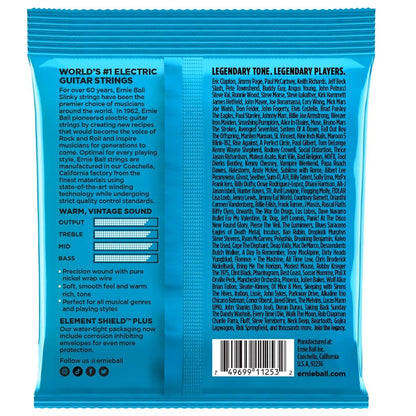ernie ball electric guitar strings ernie ball 3255 extra slinky classic pure nickel electric guitar strings - pack of 3 - .8-.38