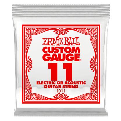 ernie ball electric guitar strings ernie ball custom gauge 0.011 single ball end string for electric or acoustic guitars