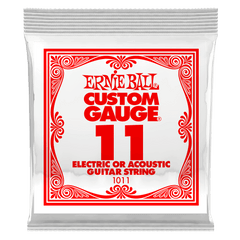 Ernie Ball Electric Guitar Strings Ernie Ball Custom Gauge 0.011 Single Ball End String for Electric or Acoustic Guitars