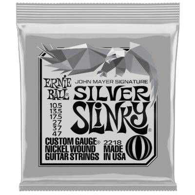 Ernie Ball John Mayer Silver Slinky Nickel Electric Guitar String - 10.5-47