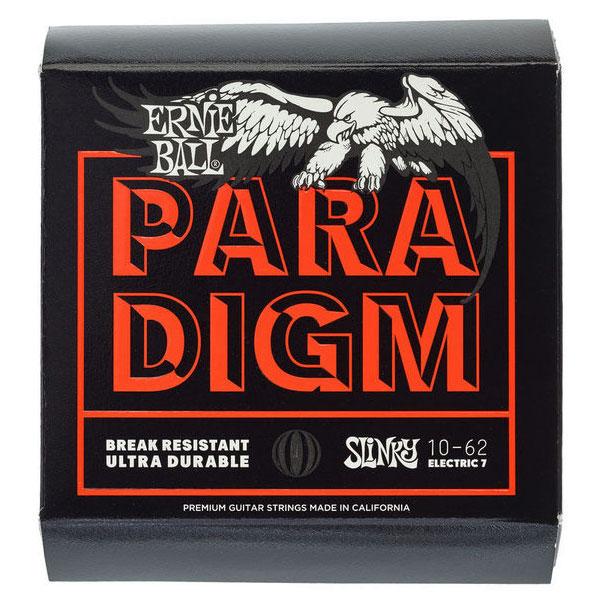 ernie ball electric guitar strings ernie ball paradigm 7 string 10-62 electric guitar strings