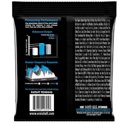 Ernie Ball Electric Guitar Strings Ernie BallÂ 2725 Extra Slinky Cobalt Electric Guitar Strings - 8-38