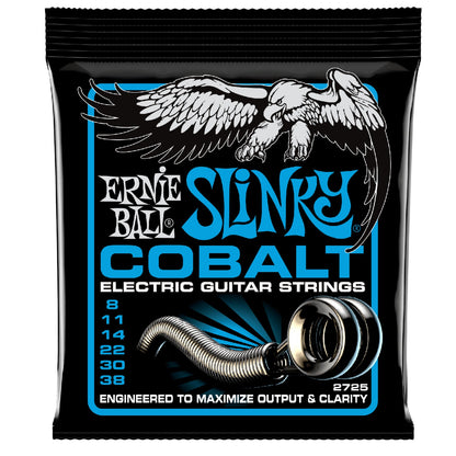 Ernie Ball Electric Guitar Strings Ernie BallÂ 2725 Extra Slinky Cobalt Electric Guitar Strings - 8-38