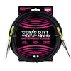 Ernie Ball Guitar Cables 10 Feet Ernie Ball Ultradurable Straight-Straight Instrument Cable - Black