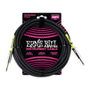 Ernie Ball Guitar Cables 20 Feet Ernie Ball Ultradurable Straight-Straight Instrument Cable - Black