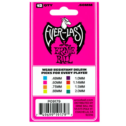 Ernie Ball Guitar Picks Ernie Ball Everlast Guitar Picks - Pack of 12 
