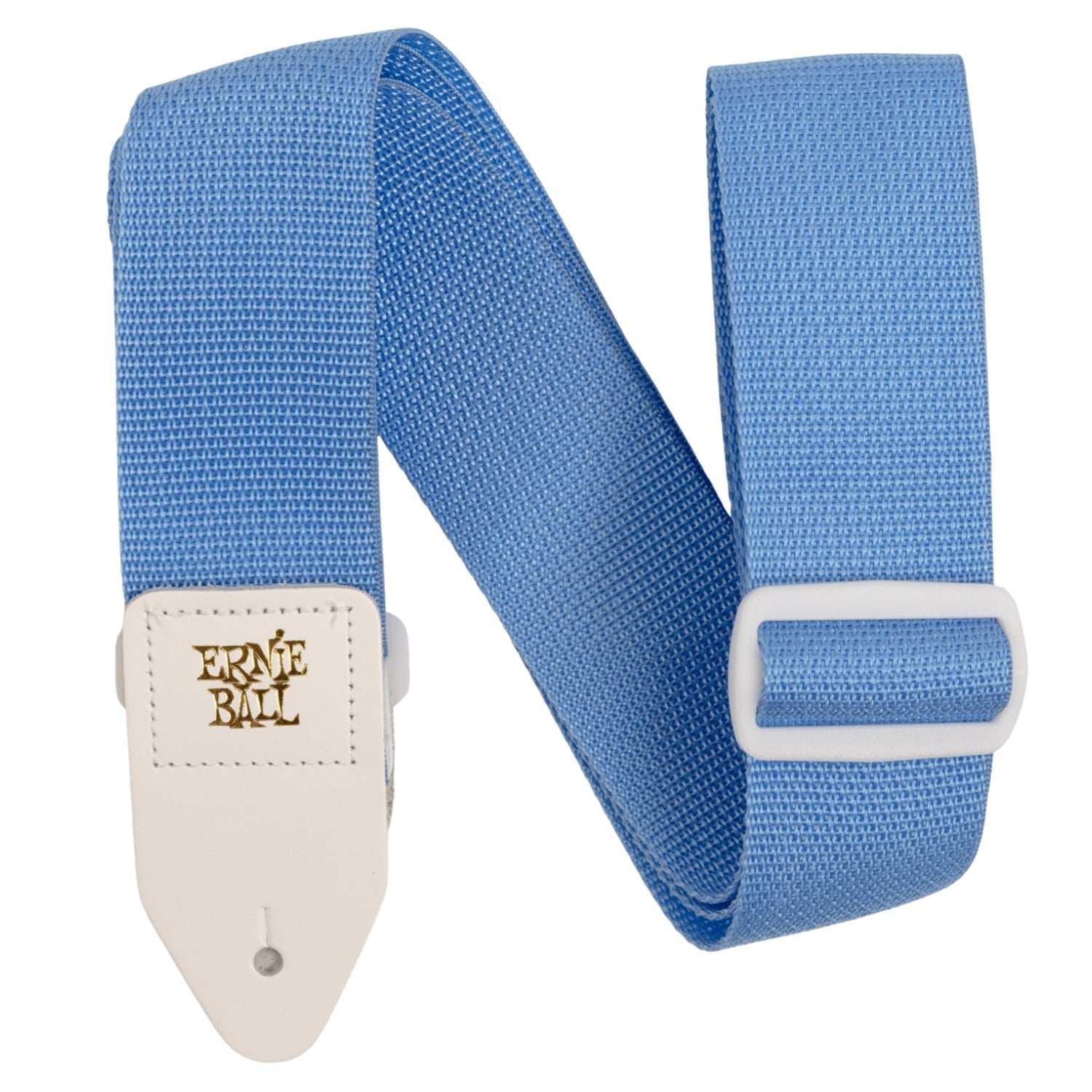 Ernie Ball Guitar Straps Soft Blue/White Ernie Ball Polypro Bass Guitar Strap