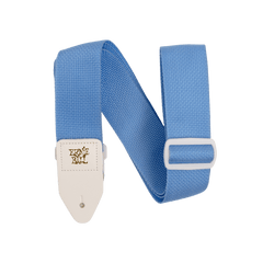 Ernie Ball Guitar Straps Soft Blue/White Ernie Ball Polypro Bass Guitar Strap