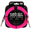 Ernie Ball Instrument Cables Ernie Ball 10FT Flex 1/4" TS Male Straight to Same Instrument Cable